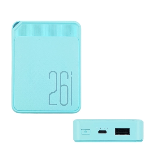 Φορητός Φορτιστής Power Bank Kin Vale B26i USB/1 Micro Θύρες 5000mAh - Χρώμα: Γαλάζιο