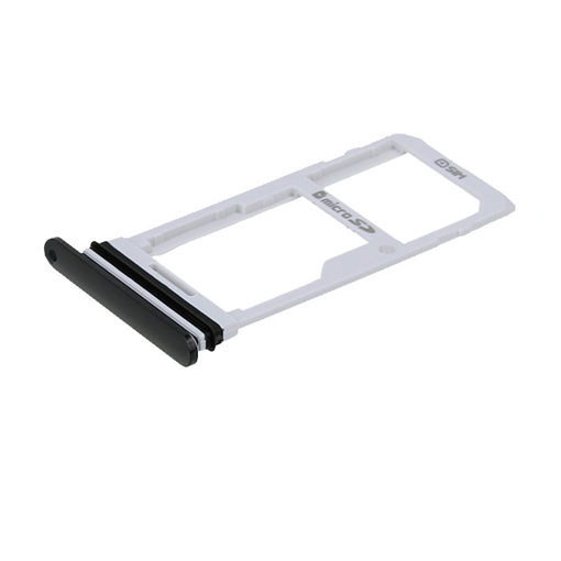 Υποδοχή Κάρτας Dual SIM και SD Tray για LG G7 ThinQ - Χρώμα: Μαύρο