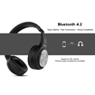 Bluetooth Awei A600BL Wireless Foldable Hi-Fi Stereo Ακουστικά με Αποσπώμενο Καλώδιο - Χρώμα: Γκρι