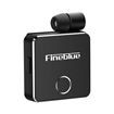 Bluetooth Fineblue F1 Ακουστικό με Επεκτεινόμενο Καλώδιο Clip-On Wireless Headset - Χρώμα: Μαύρο
