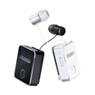 Bluetooth Fineblue F1 Ακουστικό με Επεκτεινόμενο Καλώδιο Clip-On Wireless Headset - Χρώμα: Μαύρο