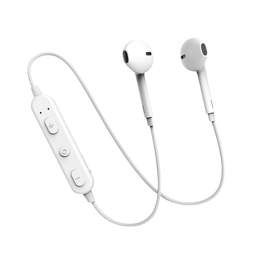 Bluetooth Earldom ET-BH27 Sport Neckband Stereo Earphones Headset Ασύρματα Ακουστικά - Χρώμα: Λευκό