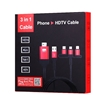 Καλώδιο ET-S7IC 3 σε 1 Micro USB/Type-C/Lightning Phone to HDTV Adapter Cable