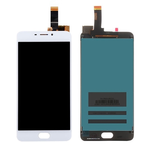 Picture of LCD Screen and Touch Digitizer for Meizu M6 - Color: White