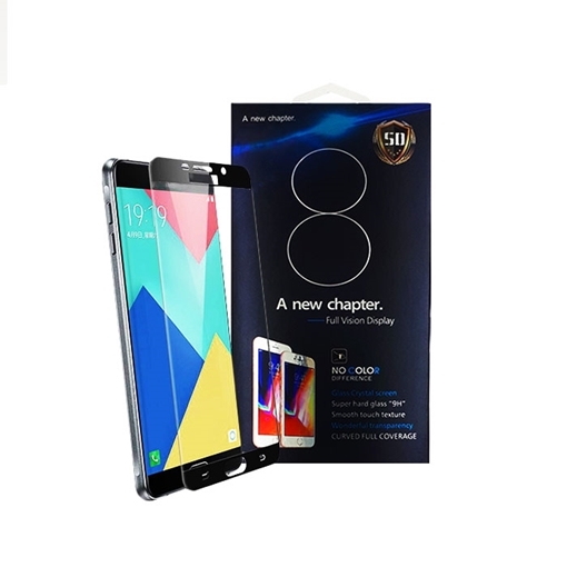 Προστασία Οθόνης Tempered Glass 9H/5D Full Cover 0.3mm για Samsung J510F Galaxy J5 2016 - Χρώμα: Μαύρο