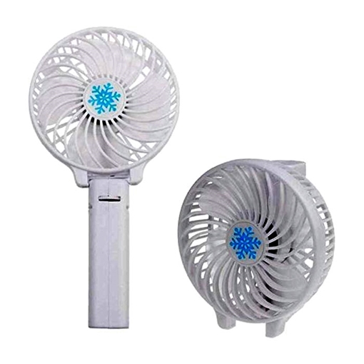 Picture of Rechargeable Foldable Handy Mini Fan - Color: White