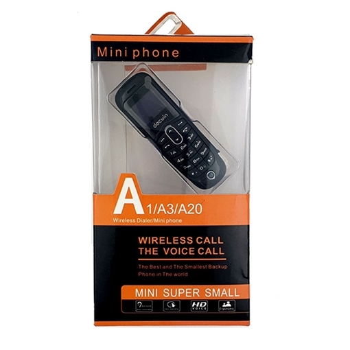 Decoin Mini Κινητό Wireless Dialer Mini Phone A1 - Χρώμα: Μαύρο