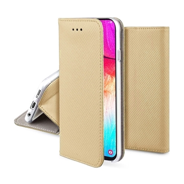 Θήκη Βιβλίο Stand Smart Book Magnet για Huawei Honor 9 - Χρώμα: Χρυσό