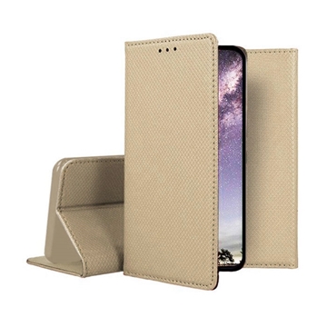 Θήκη Βιβλίο Stand Smart Book Magnet για Huawei Y9 2018 - Χρώμα: Χρυσό