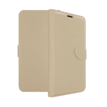 Θήκη Βιβλίο Stand Leather Wallet για Nokia 3.1 - Χρώμα: Χρυσό
