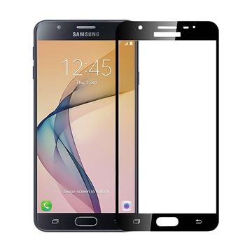 Προστασία Οθόνης Full Face Tempered Glass 3D για Samsung G570F Galaxy J5 Prime - Χρώμα: Μαύρο