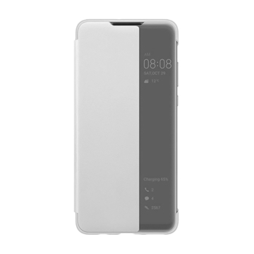 Θήκη Smart View Flip Cover για Samsung A805F Galaxy A80/Galaxy A90 - Χρώμα: Ασημί