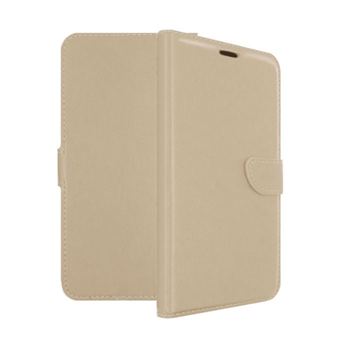 Θήκη Βιβλίο Stand Leather Wallet για Samsung G390F Galaxy Xcover 4 - Χρώμα: Χρυσό
