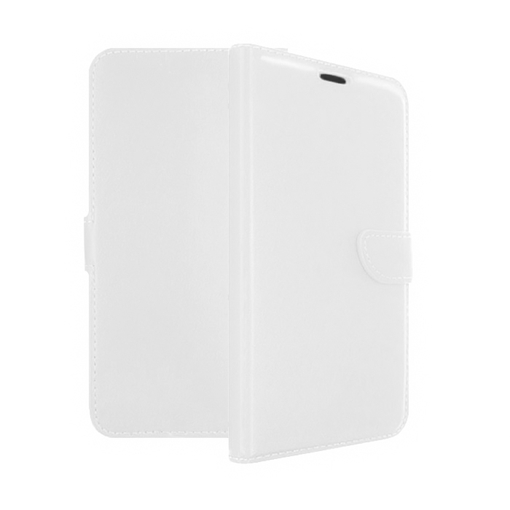 Θήκη Βιβλίο Stand Leather Wallet για Samsung A405F Galaxy A40 - Χρώμα: Λευκό