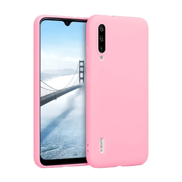 Θήκη Πλάτης Σιλικόνης για Xiaomi Mi A3 - Χρώμα: Ροζ