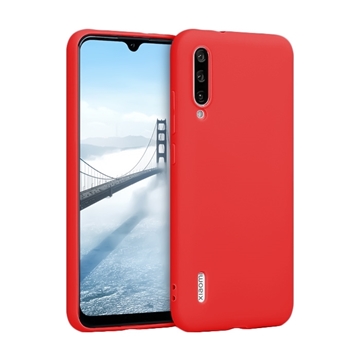 Θήκη Πλάτης Σιλικόνης για Xiaomi Mi A3 - Χρώμα: Kόκκινο