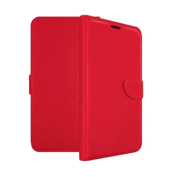Θήκη Βιβλίο Stand Leather Wallet για Huawei Y6 2019/Y6 Prime 2019/Y6 Pro 2019/Honor 8A/Honor 8A Pro- Χρώμα: Κόκκινο