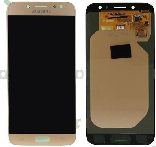  Γνήσια Οθόνη LCD με Μηχανισμό Αφής για Samsung J730F Galaxy J7 2017 - Χρώμα: Χρυσό