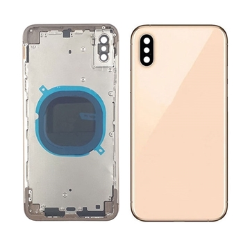 Picture of Back Cover With Frame (Housing)  for iPhone XS MAX  - Color: Gold