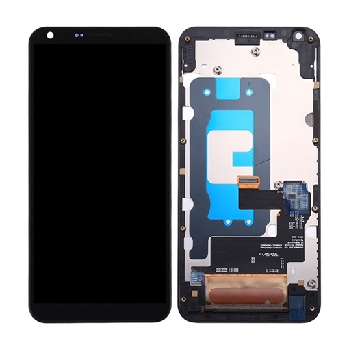 Picture of LCD Display with Touch Screen Digitizer and Frame for LG Q6 M700 - Color: Black