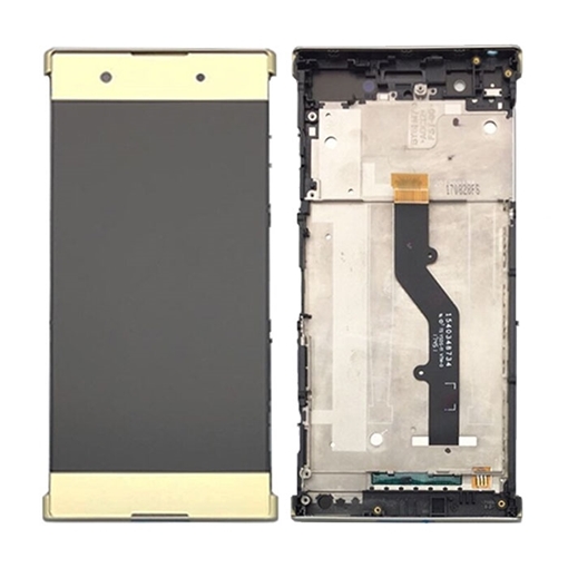 Οθόνη LCD με Μηχανισμό Αφής και Πλαίσιο για Sony Xperia XA1 Plus - Χρώμα: Χρυσό