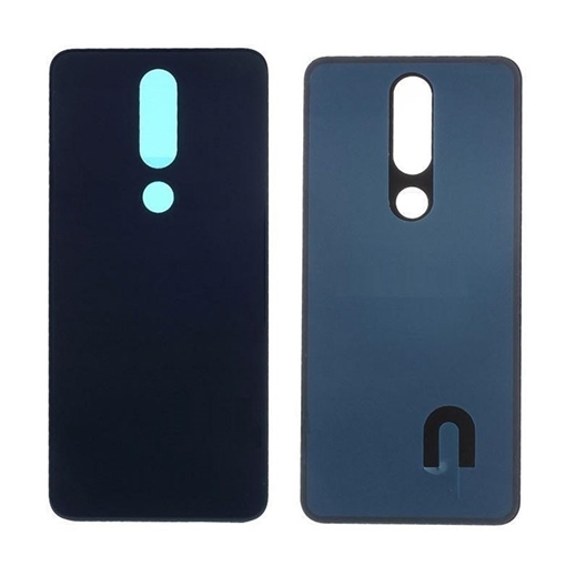 Πίσω Καπάκι για Nokia 5.1 Plus - Χρώμα: Μαύρο