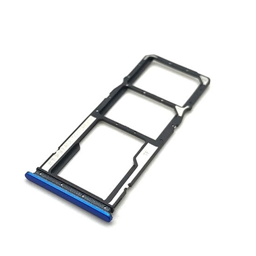 Υποδοχή κάρτας Dual SIM και SD Tray για Xiaomi Redmi 8 / 8A - Χρώμα: Μπλε