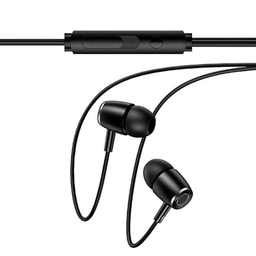 Εικόνα της USAMS EP-26 Ενσύρματα Ακουστικά με Μικρόφωνο -Χρώμα: Μαύρο