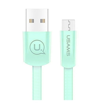 Picture of USAMS US-SJ201 U2 Micro-USB Charging and Data Cable 1.2m  - Color: Green