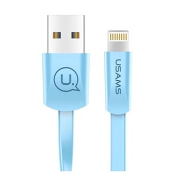 Picture of USAMS US-SJ199 U2 Lightning Charging and Data Cable 1.2m  - Color: Blue
