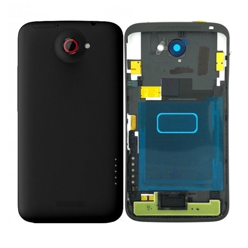 Πίσω Καπάκι για HTC One X - Χρώμα: Μαύρο
