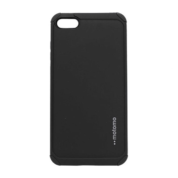 Picture of Back Cover Motomo Tough Armor Case for Huawei Y5 2018 - Color: Black