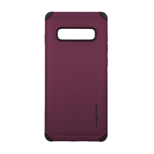 Picture of Back Cover Motomo Tough Armor Case for Samsung G975F Galaxy S10 Plus - Color: Burgundy