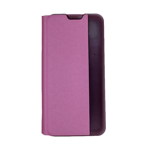 Picture of Book Case Smart View Flip Cover for Xiaomi Redmi Note 8 - Color: Pink