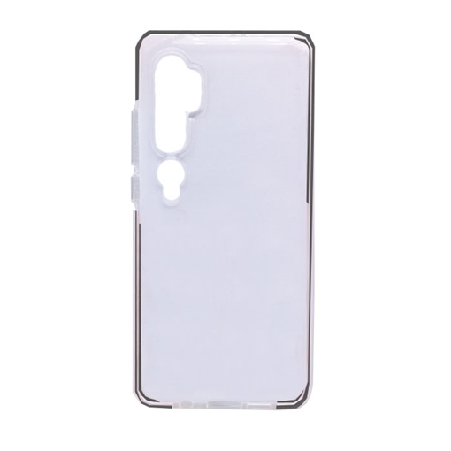 Θήκη Πλάτης Σιλικόνης για Xiaomi Mi Note 10 - Χρώμα: Μαύρο