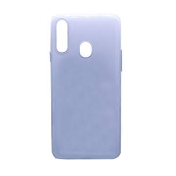 Picture of Back Cover Silicone Matte Case for Samsung A207 Galaxy A20s - Color: Clear