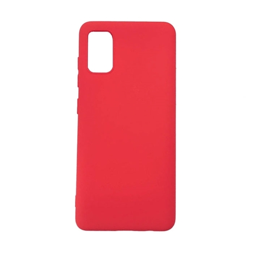 Θήκη Πλάτης Σιλικόνης για Samsung A415F Galaxy A41 - Χρώμα: Κόκκινο