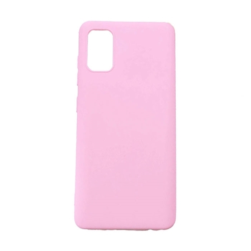 Θήκη Πλάτης Σιλικόνης για Samsung A415F Galaxy A41 - Χρώμα: Ροζ Ανοιχτό