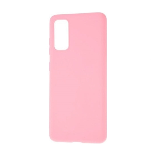 Picture of Back Cover Silicone Case for Samsung G980F Galaxy S20 - Color: Pink