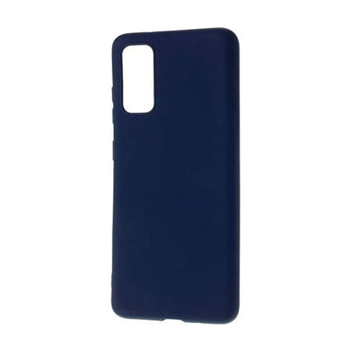 Picture of Back Cover Silicone Case for Samsung G980F Galaxy S20 - Color: Dark Blue
