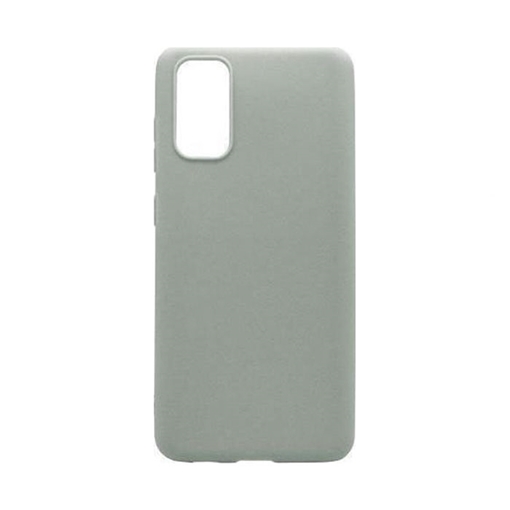 Picture of Back Cover Silicone Case for Samsung G980F Galaxy S20 - Color: Grey