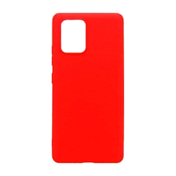 Picture of Back Cover Silicone Case for Samsung G770F Galaxy S10 Lite - Color: Red