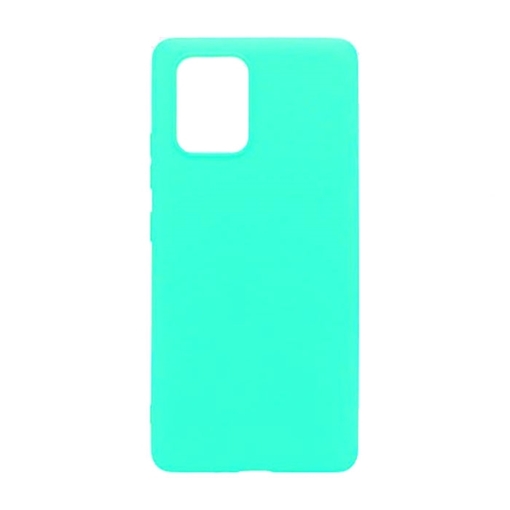 Θήκη Πλάτης Σιλικόνης για Samsung G770F Galaxy S10 Lite 6.7' - Χρώμα: Τιρκουάζ