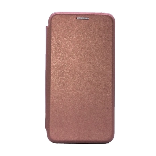 Θήκη Βιβλίο Stand Smart Book Magnet για Huawei P40 Lite E - Χρώμα: Χρυσό Ροζ