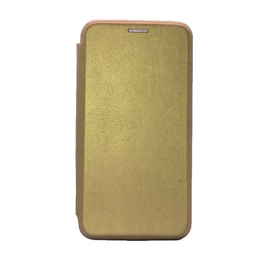 Picture of Book Case Stand Smart Book Magnet for Huawei Honor 20 Pro - Color: Gold