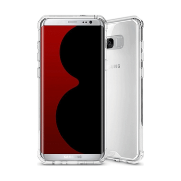 Picture of Back Cover Silicone Case Anti Shock 0.5mm for Samsung G950F Galaxy S8 - Color: Clear