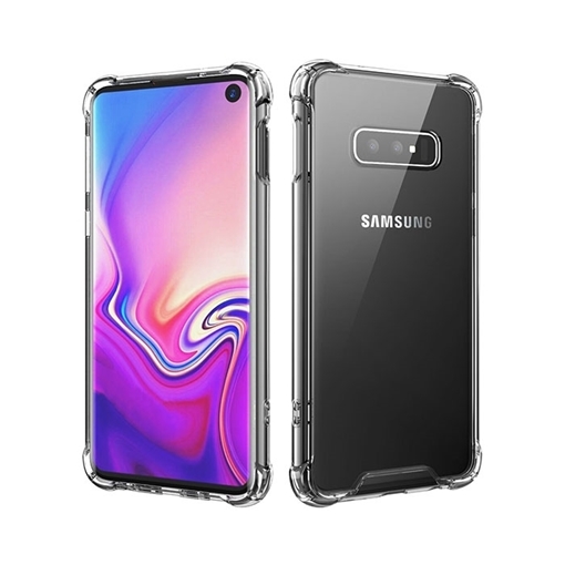 Θήκη Πλάτης Σιλικόνης για Samsung G973F Galaxy S10 - Χρώμα: Διάφανο