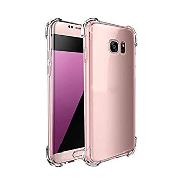 Picture of Back Cover Silicone Case Anti Shock 0.5mm for Samsung G930F Galaxy S7 - Color: Clear
