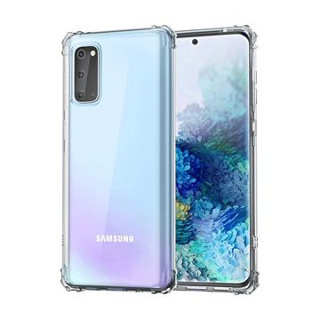 Εικόνα της Θήκη Πλάτης Σιλικόνης Anti Shock 1.5mm για Samsung G980F Galaxy S20 - Χρώμα: Διάφανο