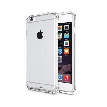 Θήκη Πλάτης Σιλικόνης Anti Shock 0.5mm για Apple iPhone 6 Plus/6S Plus - Χρώμα: Διάφανο